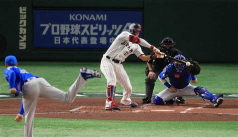 Wbc準々決勝＜日本・イタリア＞初回、安打を放つヌートバー（撮影・尾崎 有希） ― スポニチ Sponichi Annex 野球