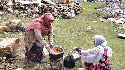 Daily Routine Nomad Life In Afghanistan Cooking Rural Style Food