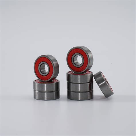 ABEC-7 Chrome Steel Bearing with Red Rubber Shield Sample – VolumeMFG