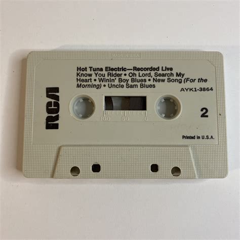 Hot Tuna Electric Recorded Live Cassette RCA Victor AYK Vintage EBay