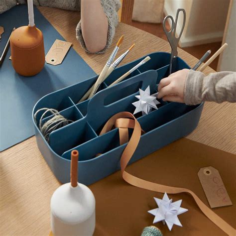 Органайзер для канцелярских принадлежностей LIEWOOD "Hope", серо-синий ...