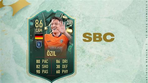 FIFA 23 Mesut Ozil Winter Wildcards SBC How To Complete Estimated