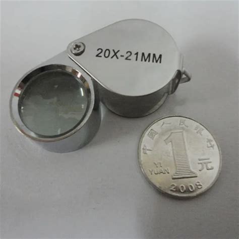 Magnifier glasses 10x 20x 30x Jewelry Magnifying Glass 21mm Folding ...