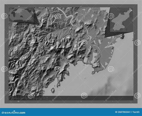 Rason, North Korea. Bilevel. Major Cities Stock Illustration ...