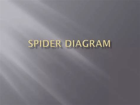 PPT - Spider diagram PowerPoint Presentation, free download - ID:2524626