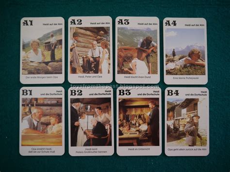 Toys From The Past Ass Heidi Quartett And Schnipp Schnapp Heidi And