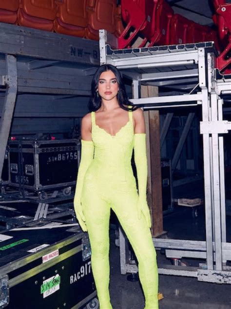 Dua Lipa Kicks Off Her Tour In Custom Balenciaga And Mugler Catsuits