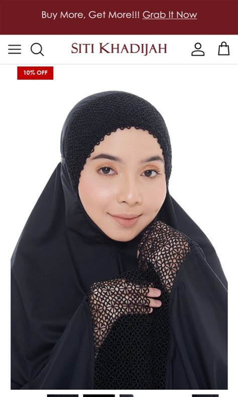 Telekung Siti Khadijah Modish Lian Li Women S Fashion Muslimah