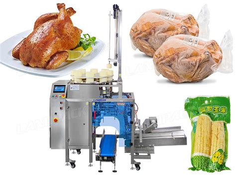 Semi Automatic Frozen Food Whole Chicken Mini Vacuum Doypack Packing