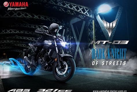 Yamaha VN giới thiệu mẫu xe naked bike MT 03 phiên bản ABS