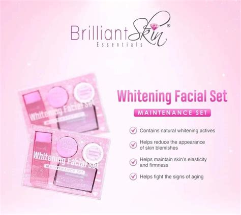 Brilliant Skin Whitening Facial Maintenance Set Brills01 Tuzzut