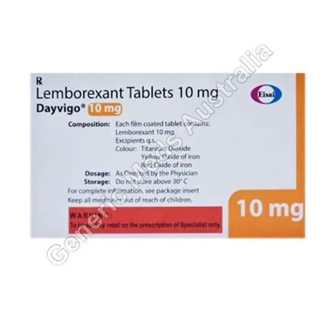 Buy Dayvigo (Lemborexant) for the Treatment of Insomnia - GMA