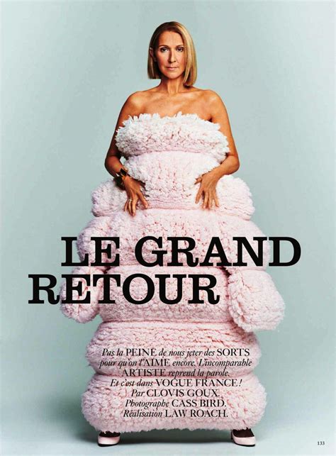 CELINE DION in Vogue France, May 2024 – HawtCelebs
