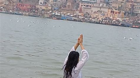 Ganga Snan Dashashwamedh Ghat Varanasi Harharmahadev Harhargange