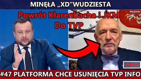 Minęła XD wudziesta 47 Likwidacja TVP INFO YouTube