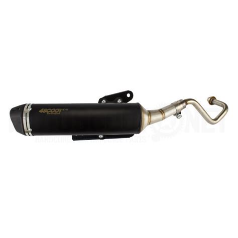 Exhaust 4SCOOT Evo Black Edition Honda PCX 125 Tecnigas