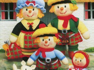 Jean Greenhowe S Mac Scarecrow Clan Toy Doll Knitting Patterns