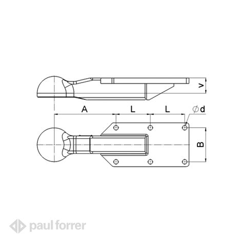 Paul Forrer AG Markenspezifische Zugkugelkupplung K80 Horizontaler