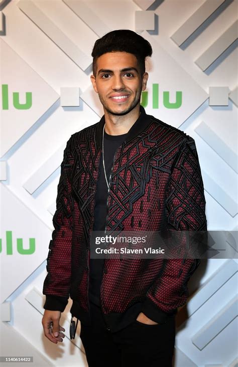 Actor Mena Massoud attends 2019 Hulu Upfront at Scarpetta on May 1 ...