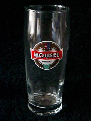 Mousel Pils Beer Glass, Luxembourg, Set of 2, 0.25L