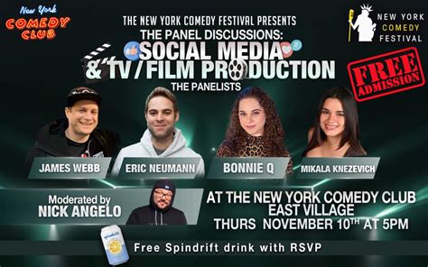 The New York Comedy Festival Presents the Panel Discussions: Social ...