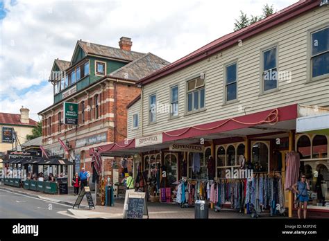 Main Street In Deloraine Tasmania Australia Stock Photo Alamy