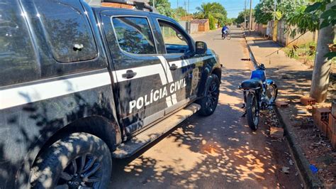 Moto Taxi Aparecida Do Taboado - Jovem é preso em flagrante com moto adulterada em Aparecida do Taboado