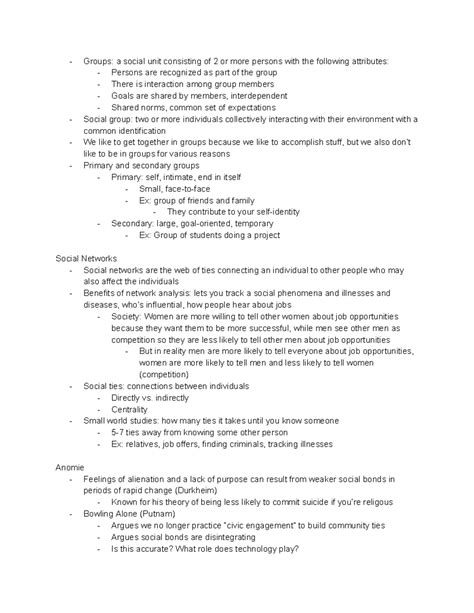 Chapter 5 Groups Groups A Social Unit Consisting Of 2 Or More