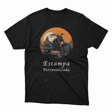 Camiseta Unisex Básica GG 57x71 100 Algodão Preta 4x0 Sem