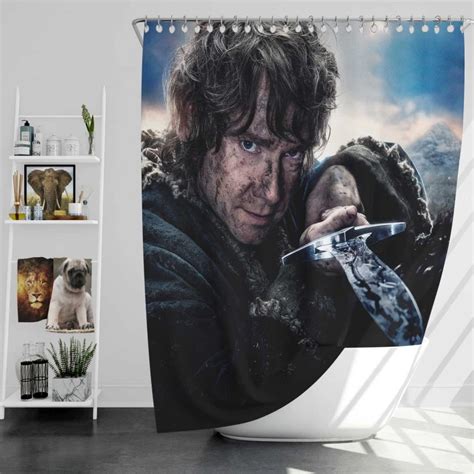 The Battle Of The Five Armies Movie Bath Shower Curtain