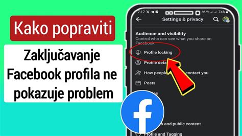 Kako Popraviti Opciju Zaklju Avanja Facebook Profila Koja Ne Prikazuje