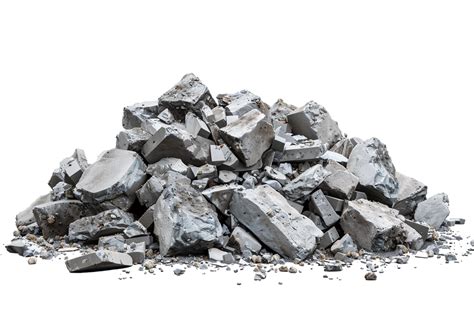 Rubble Debris Isolated On Transparent Background 47827504 Png