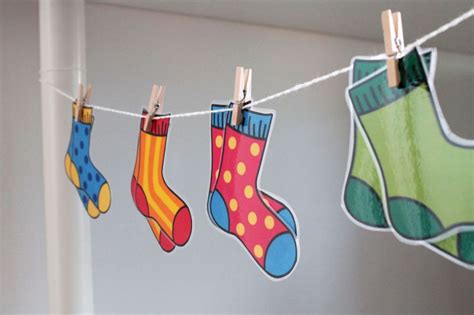 Matching Socks Game Free Printable My Party Design Sock Game Socks