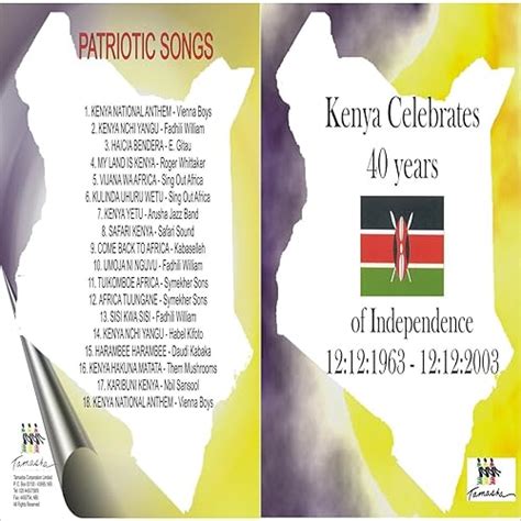 Kenya National Anthem and Patriotic Songs by Various artists on Amazon ...