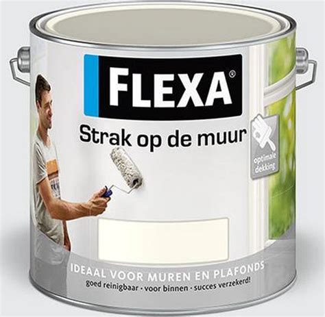 Flexa Strak Op De Muur Muurverf Mat Limegroen Liter Bol