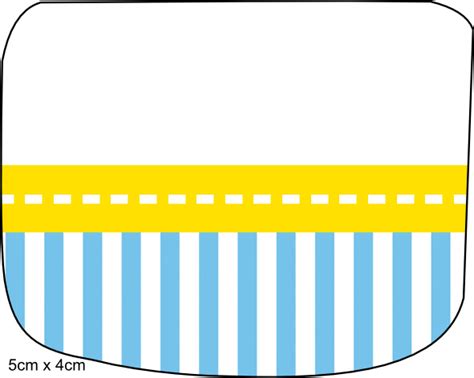 Kit Festa Listras Azul Amarelo Montando Minha Festa