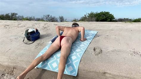 Sexy Red Bikini Gay Beach Beach Porn Feat Markfl1971 XHamster