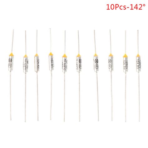 Fuses Electrical Equipment & Supplies SET OF 2 RY Tf 142°C 142C 10A ...