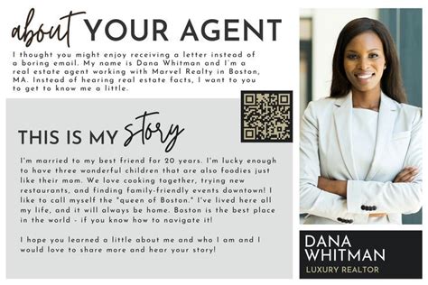 An Ad For Dana Whitman S Book About Your Agent