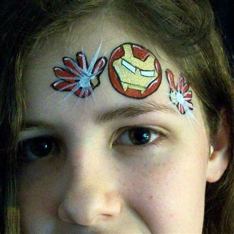 Iron Man Face Painting At Paintingvalley Explore Collection Of