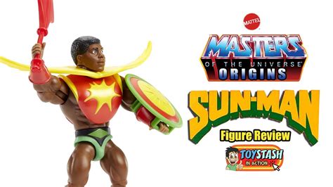 Motu Origins Sun Man Rulers Of The Sun Figure Review Youtube