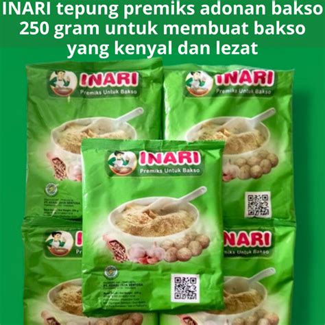 Jual Tepung Premiks Inari Adonan Bakso Gram Untuk Membuat Bakso