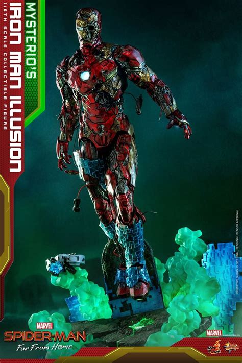 Hot Toys Mms Spider Man Far From Home Mysterios Iron Man Illusion Acaretoys