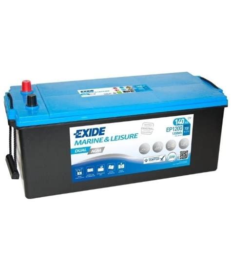 Exide EP1200 12V 140Ah DUAL AGM START ve SERVİS AKÜSÜ Çetin Ticaret