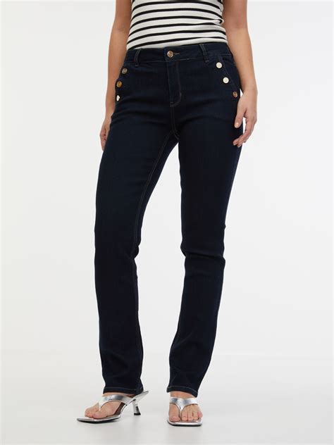 Dunkelblaue Damen Straight Fit Jeans Orsay Orsay At Der Offizielle