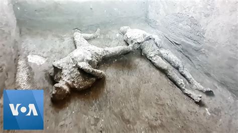 Two Victims Of Vesuvius Eruption Found In Pompeii Youtube