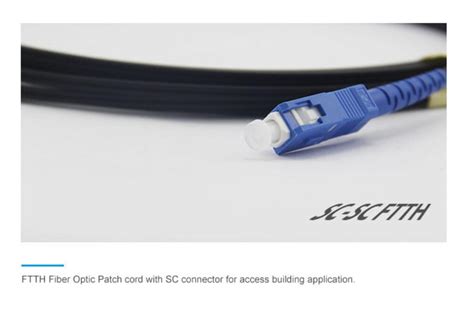 FTTH Внутренний 1-жильный ответвительный кабель SC-SC оптоволоконного ...