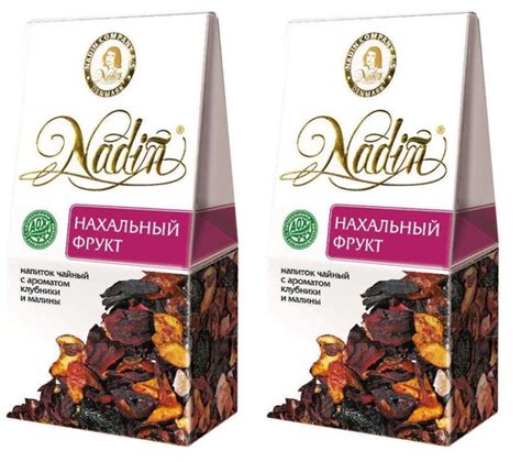 Nadin Чай фруктовый, нахальный фрукт, 50 грамм, 2 шт. - купить с ...