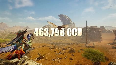 Monster Hunter Wilds beta près de 500 000 joueurs simultanés sur Steam