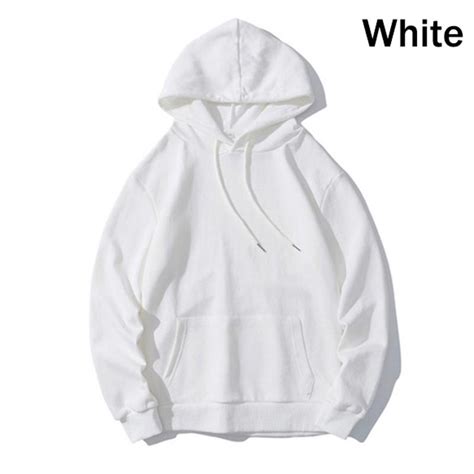 Buy Fashion Solid Color Sweatshirt Long Sleeve Hoodie Autumn Hoody Coat